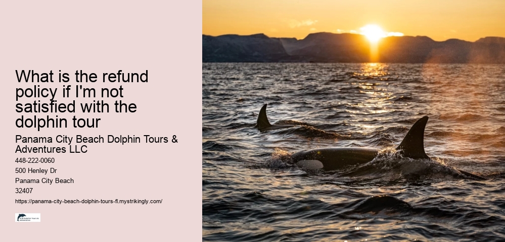 What is the refund policy if I'm not satisfied with the dolphin tour